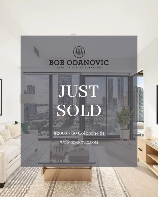 #2003 - 60 Colborne St is officially off the market! Congratulations to my client who scooped this gorgeous unit up as soon as it was listed. I wish her many years of happiness and wonderful memories in her new home.I have had numerous clients take advantage of this depressed condo market and secure spectacular units - at amazing prices. This is definitely another example of a savvy purchase. Similar units in the building sold for between $650,000 - $680,000 during the peak of 2021/2022, while we managed to negotiate an excellent price of $510,000. If you have been waiting for prices to return to realistic levels - we are here now. The leverage is squarely in buyers hands.This unit has a million dollar view, but not a million dollar price.If you have been sitting on the sidelines, you may want to dip your toe in the condo market. You would be surprised by what you can afford.Contact us today for a chat!www.odanovic.com
.
.
.
.
.
.
.
.
#torontorealtor #realestate #toronto #gta #gtarealtor