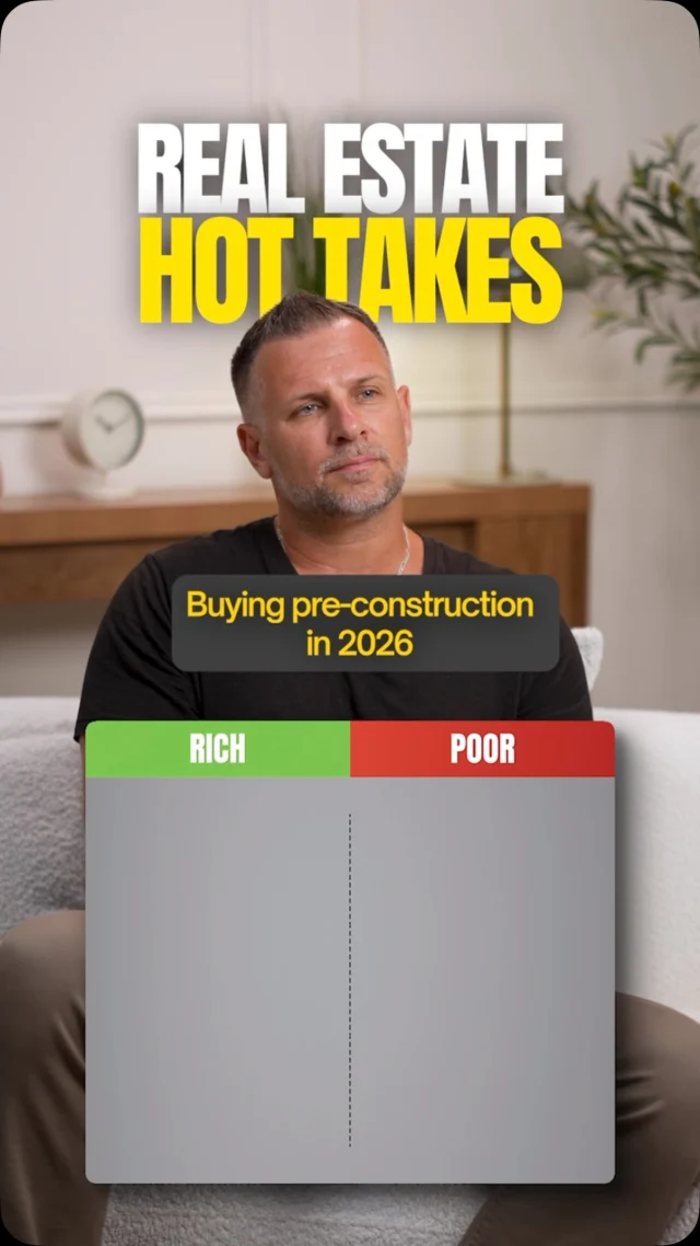 Rich vs. Poor Real Estate Takes! 🏠Are pre-constructions, Airbnbs, and basement rentals worth the hype, or total wealth traps? We put everyday real estate strategies through a rapid-fire test.Drop your hot takes below! Which ones do you agree with? 👇www.odanovic.com
.
.
.
.
.
.
.
.
#torontorealtor #realestate #toronto #gta #gtarealtor