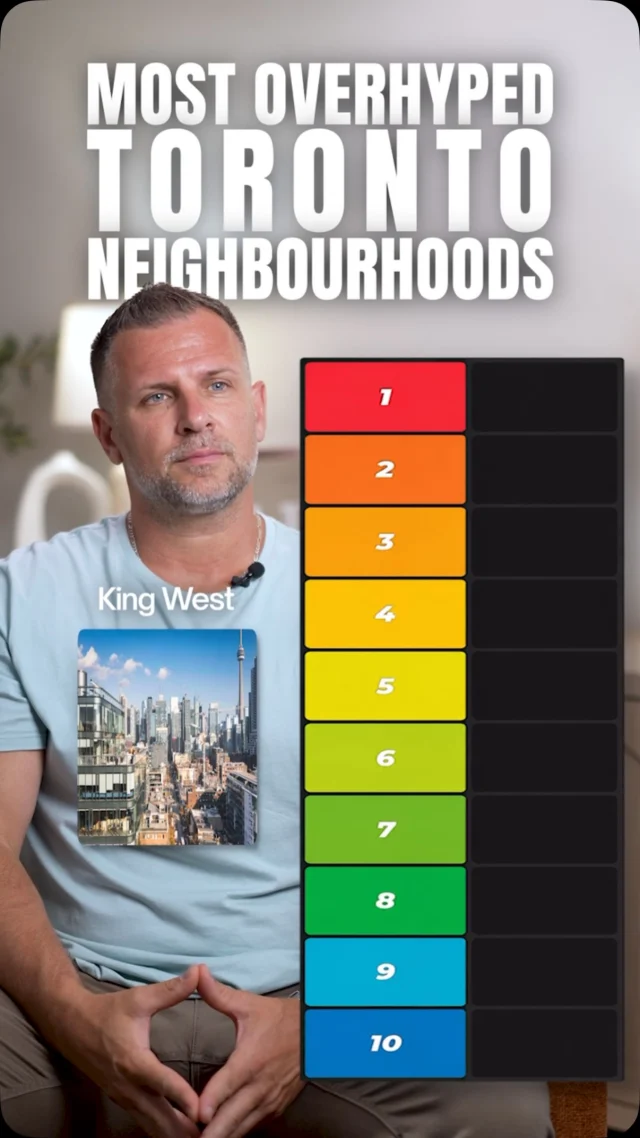 Ranking the most overhyped spots across the city. Drop a comment below with the neighbourhood you think is totally overrated! 👇🔥www.odanovic.com
.
.
.
.
.
.
.
.
#torontorealtor #realestate #toronto #gta #gtarealtor