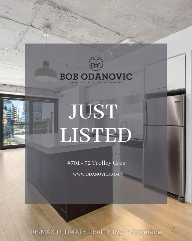 Bright & spacious 1 bedroom + den at River City II offering 734 square feet of well-designed living space plus a large private balcony with unobstructed east views.Functional open-concept layout with 9-ft ceilings, floor-to-ceiling windows, stainless steel appliances, custom blinds & custom kitchen island. Large den offers plenty of flexibility for a home office or guest room. Includes 1 parking space.Excellent building amenities including 24-hr concierge, gym, outdoor pool, rooftop terrace with BBQs, party room, guest suites, visitor parking & bike storage. Fantastic location steps to Corktown Common, Distillery District, Leslieville, restaurants, cafes & everyday conveniences.Easy access to TTC, King streetcar, DVP & downtown. Excellent walkability with parks, trails & waterfront nearby.Offered at $2,950 + utilities.Contact me for more information or to book a private showing!www.odanovic.com
.
.
.
.
.
.
.
.
#torontorealtor #realestate #toronto #gta #gtarealtor