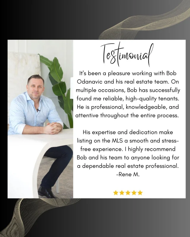 Navigating the rental market and finding reliable tenants shouldn't feel like a guessing game. Having a dedicated partner makes all the difference from listing to closing.

Ready to make your next property move completely stress-free? Let’s chat today! 👇

www.odanovic.com
.
.
.
.
.
.
.
.
#torontorealtor #realestate #toronto #gta #gtarealtor